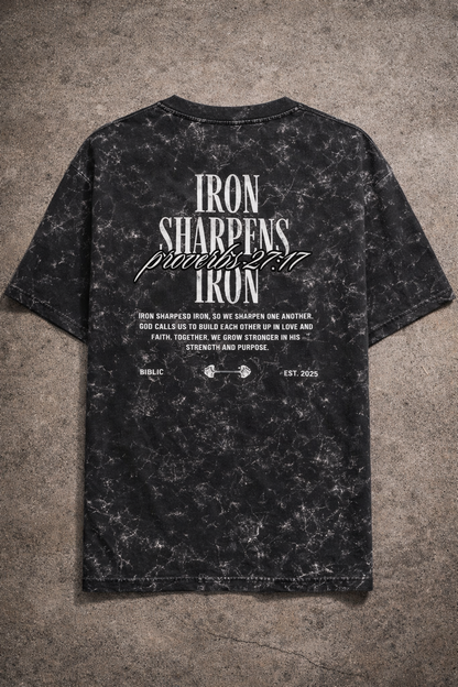 Iron sharpens Iron-unisex oversized tee