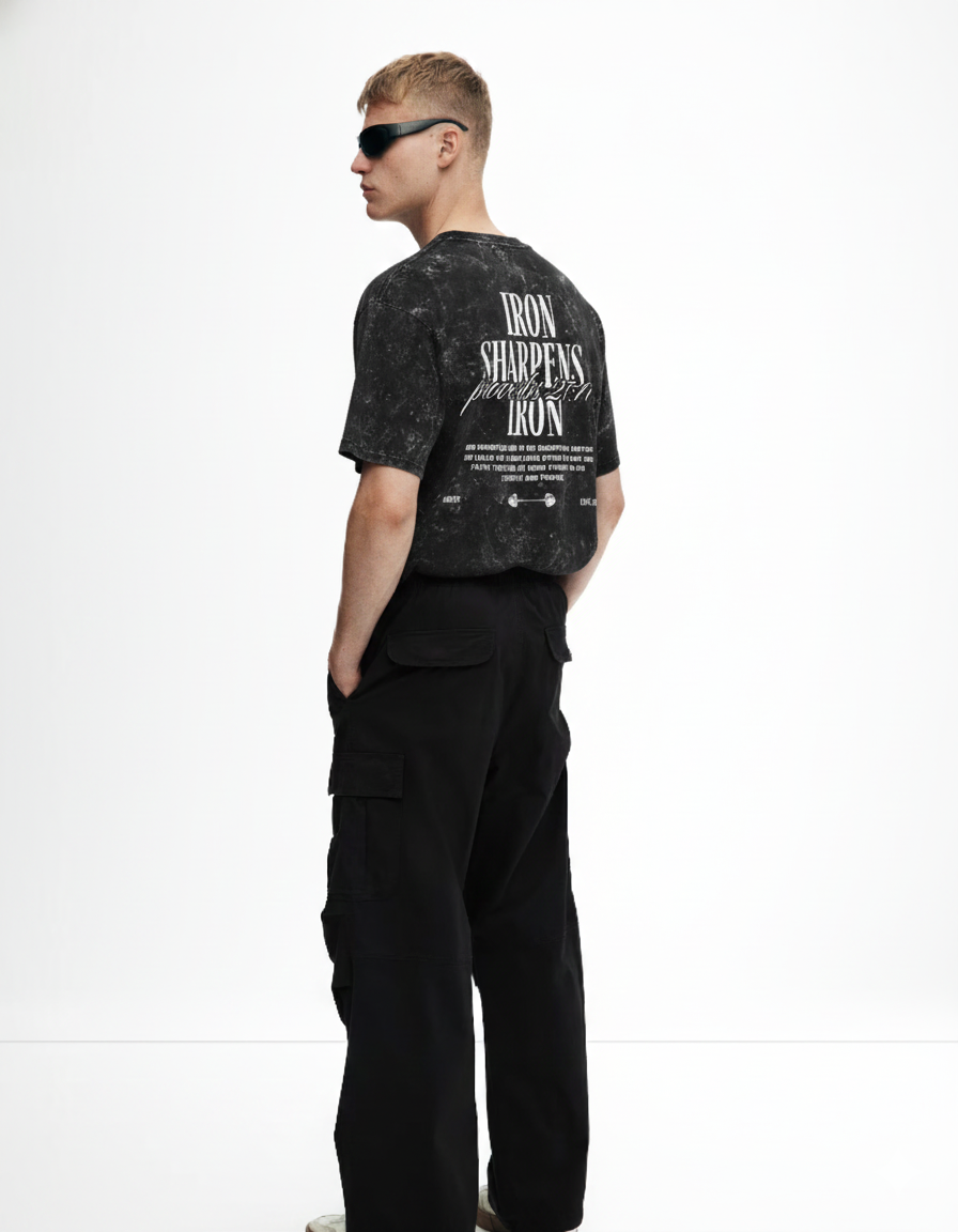 Iron sharpens Iron-unisex oversized tee