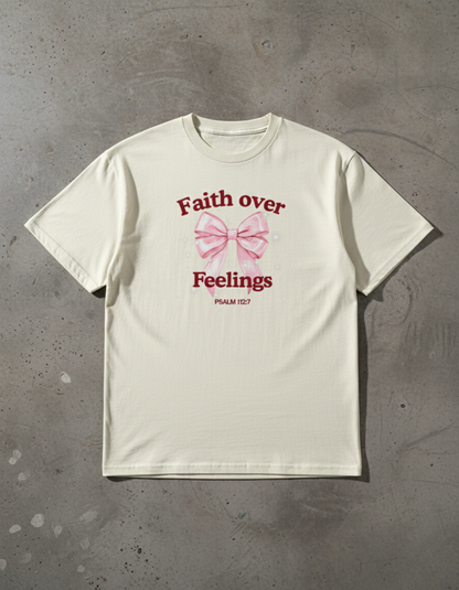 Faith Over Feelings Oversized T-Shirt