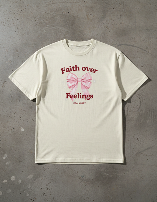 Faith Over Feelings Oversized T-Shirt